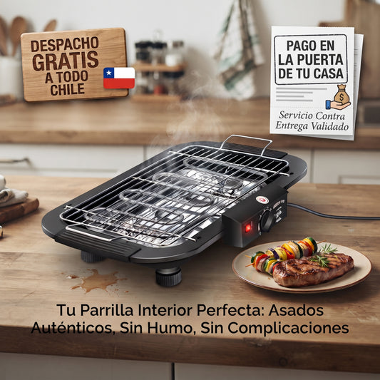 Parrilla Eléctrica sin Humo para Asados